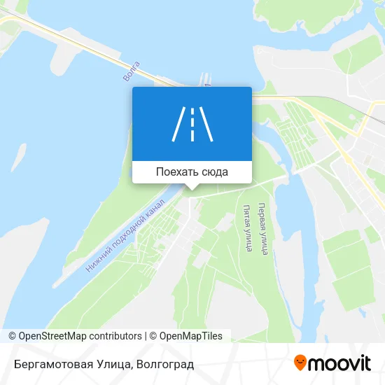 Карта Бергамотовая Улица