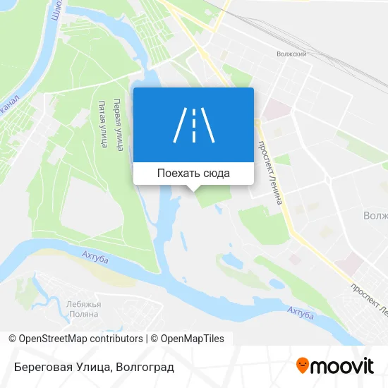 Карта Береговая Улица