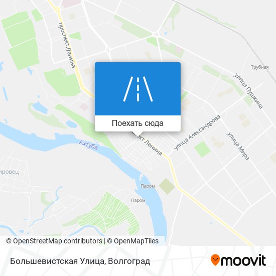 Карта Большевистская Улица
