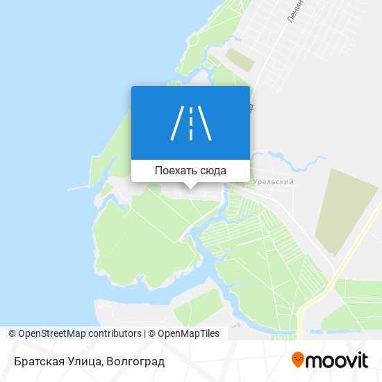 Карта Братская Улица