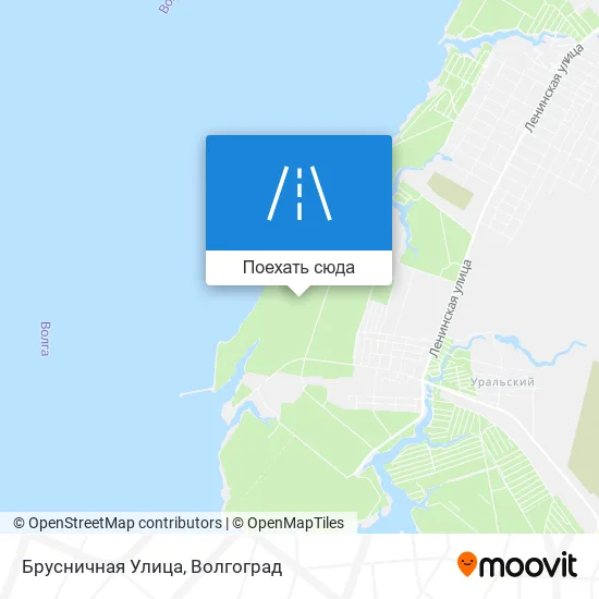 Карта Брусничная Улица