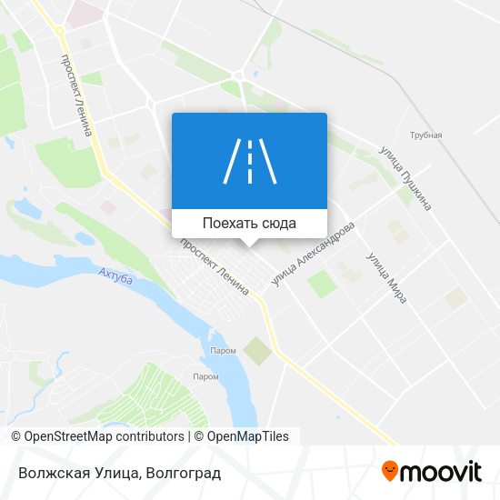 Карта Волжская Улица