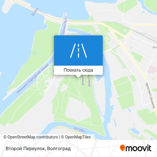 Карта Второй Переулок