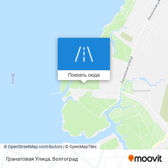 Карта Гранатовая Улица