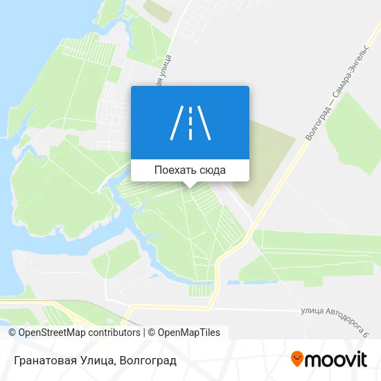 Карта Гранатовая Улица