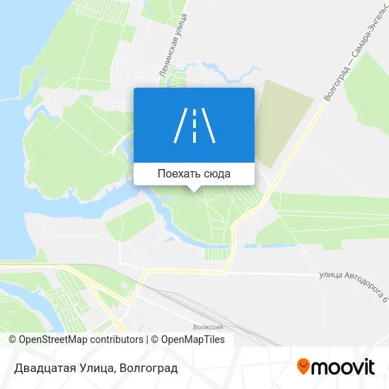 Карта Двадцатая Улица