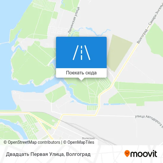 Карта Двадцать Первая Улица