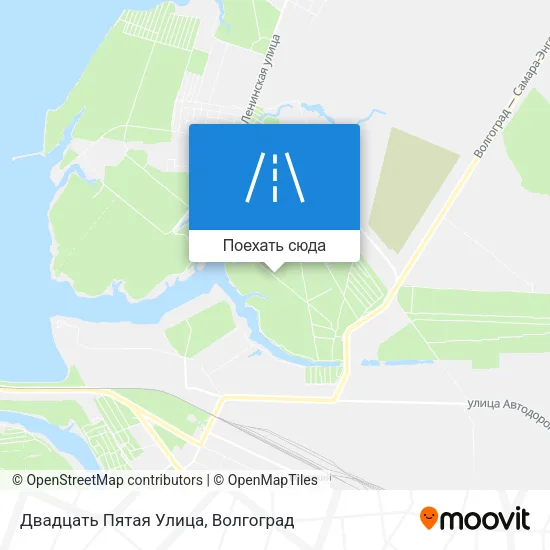 Карта Двадцать Пятая Улица