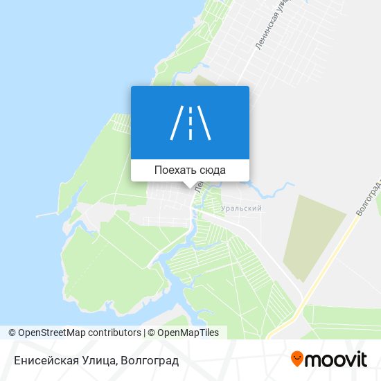 Карта Енисейская Улица