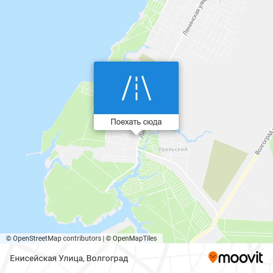Карта Енисейская Улица