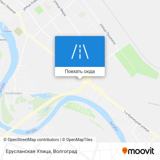 Карта Ерусланская Улица