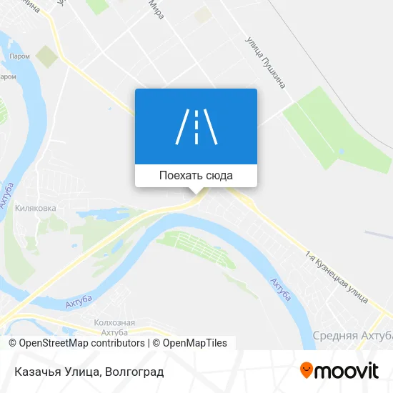 Карта Казачья Улица