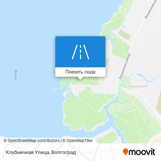 Карта Клубничная Улица