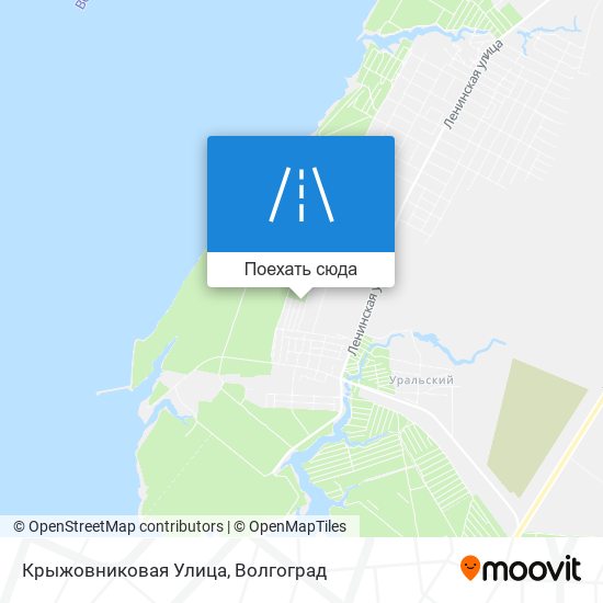 Карта Крыжовниковая Улица