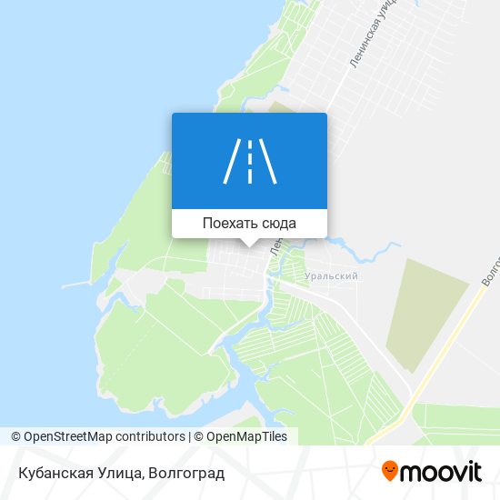 Карта Кубанская Улица