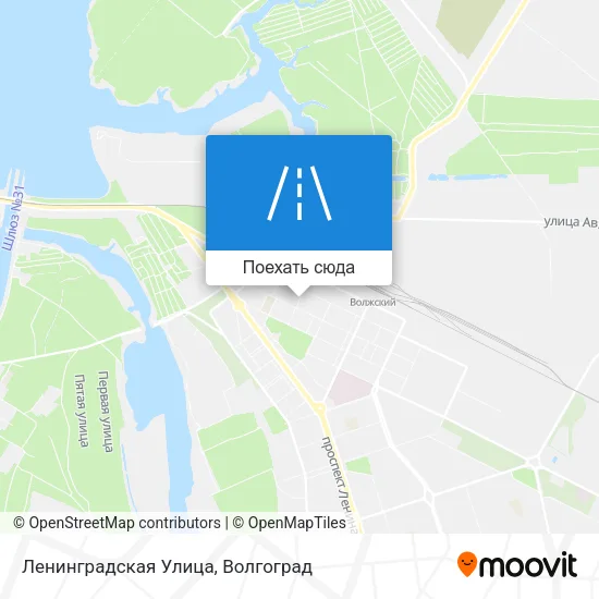 Карта Ленинградская Улица