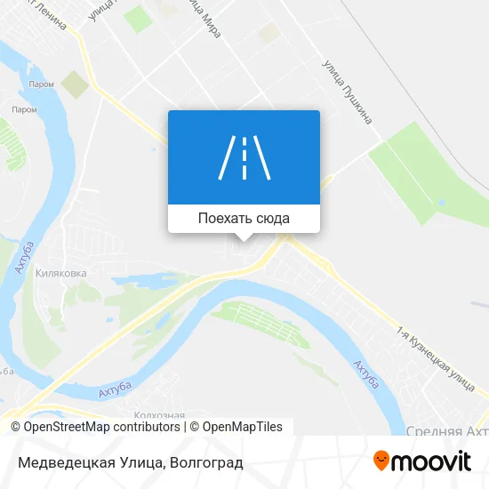 Карта Медведецкая Улица