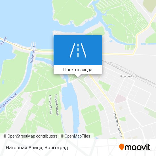 Карта Нагорная Улица
