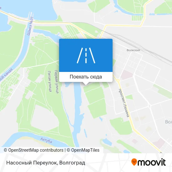 Карта Насосный Переулок
