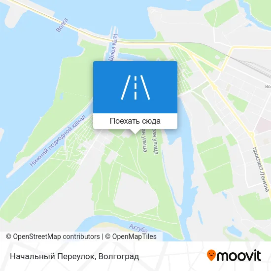 Карта Начальный Переулок
