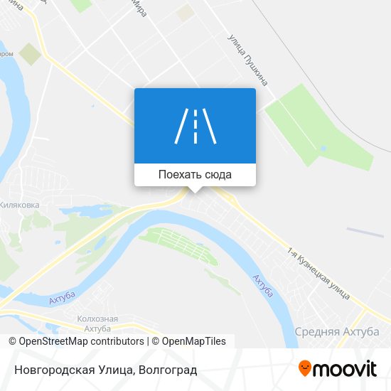 Карта Новгородская Улица