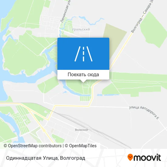 Карта Одиннадцатая Улица