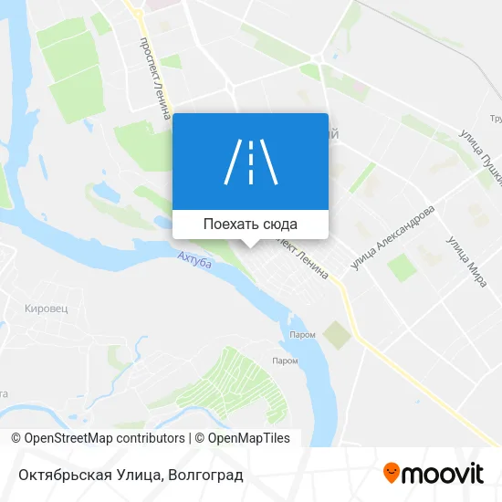 Карта Октябрьская Улица