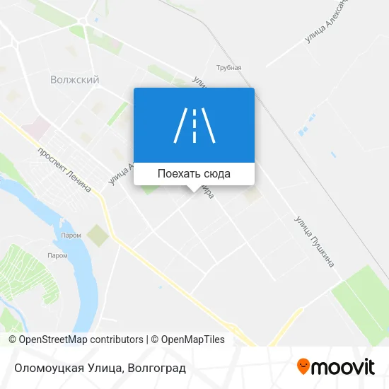 Карта Оломоуцкая Улица