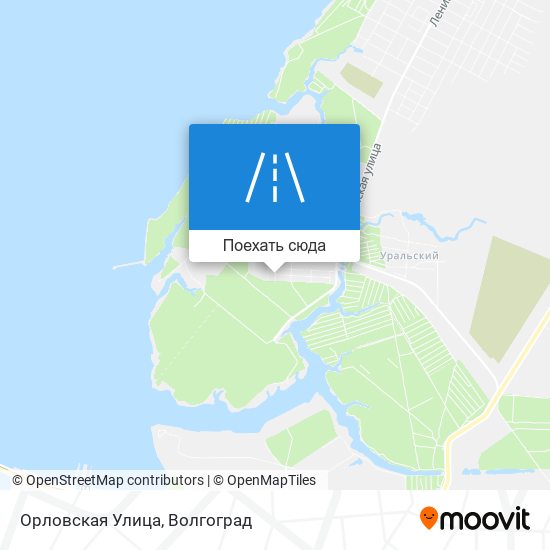 Карта Орловская Улица