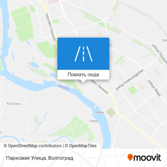 Карта Парковая Улица