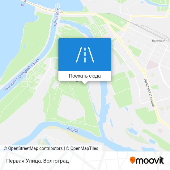 Карта Первая Улица