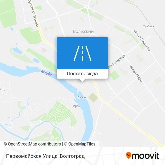 Карта Первомайская Улица