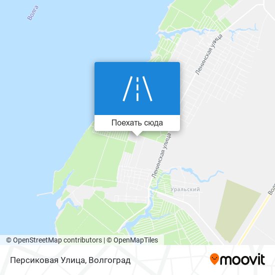 Карта Персиковая Улица