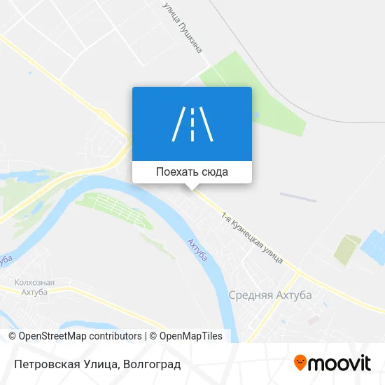 Карта Петровская Улица