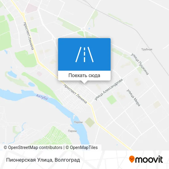 Карта Пионерская Улица