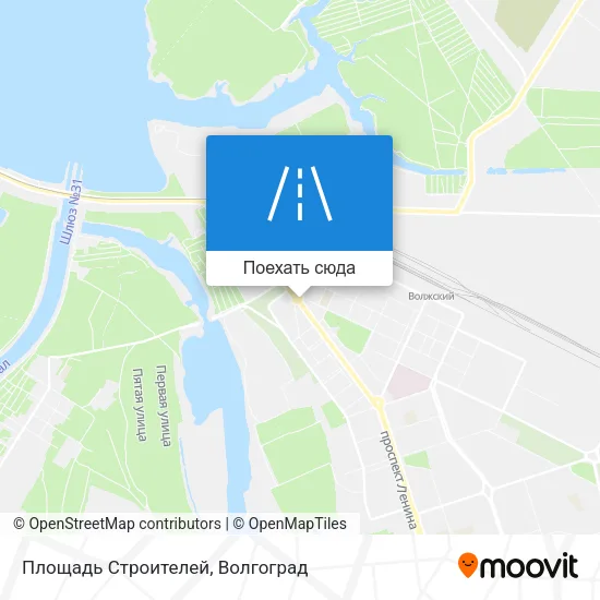 Карта Площадь Строителей