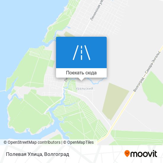 Карта Полевая Улица