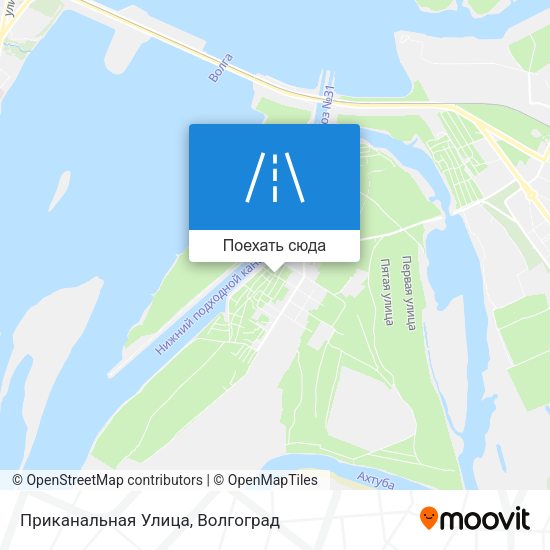 Карта Приканальная Улица