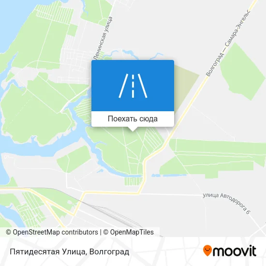 Карта Пятидесятая Улица