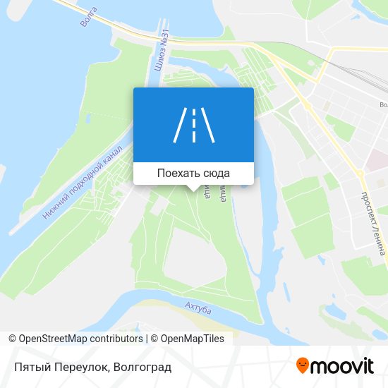 Карта Пятый Переулок