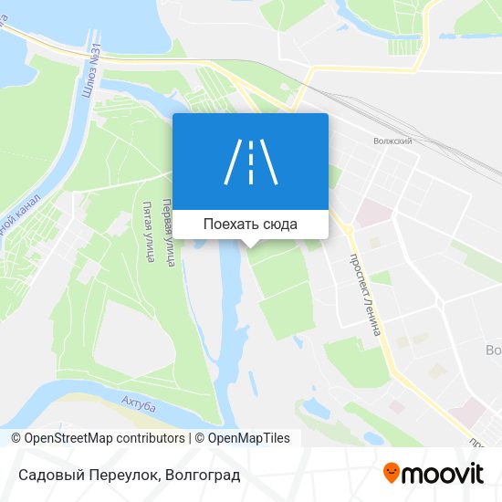 Карта Садовый Переулок