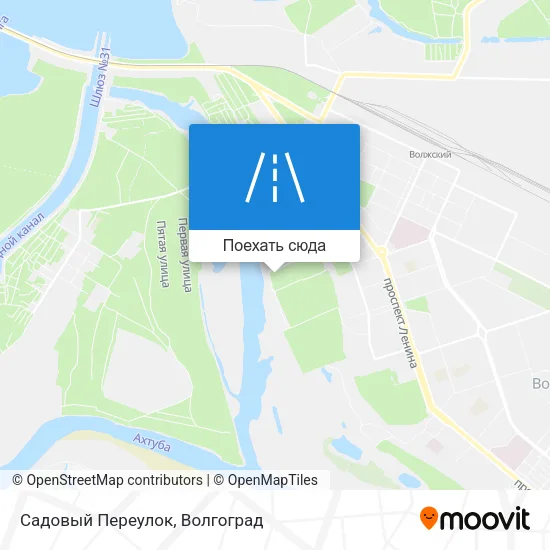Карта Садовый Переулок