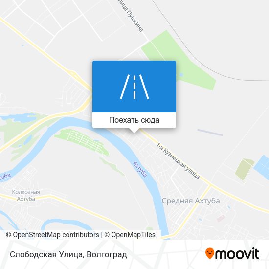 Карта Слободская Улица
