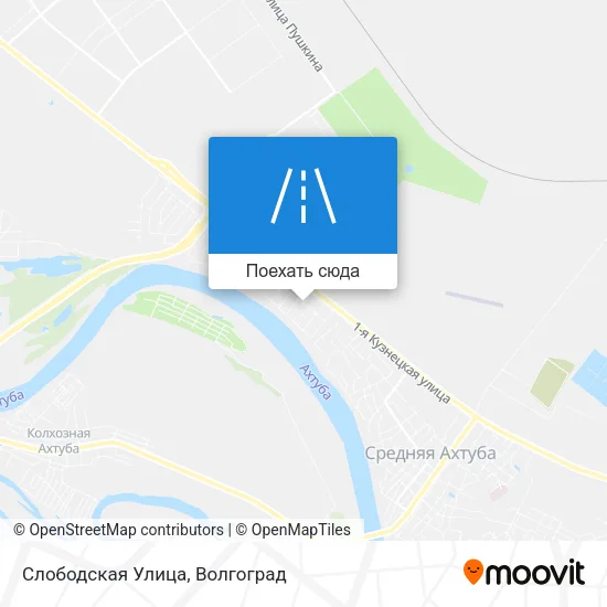 Карта Слободская Улица