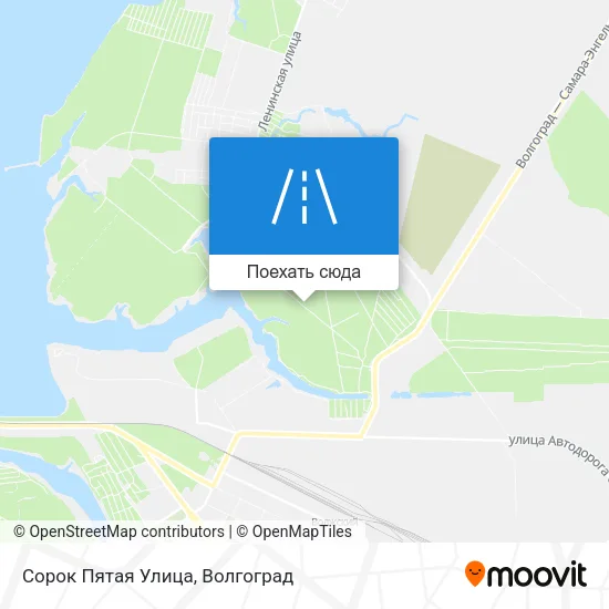 Карта Сорок Пятая Улица
