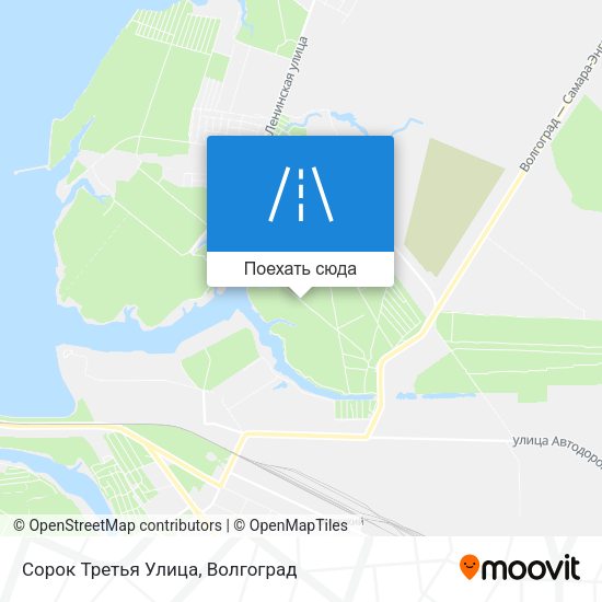 Карта Сорок Третья Улица