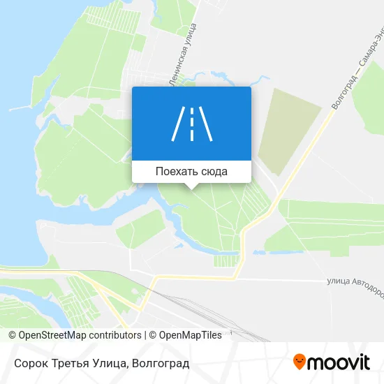 Карта Сорок Третья Улица