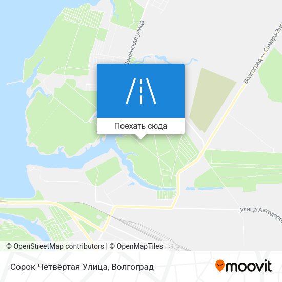 Карта Сорок Четвёртая Улица