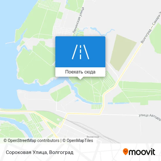 Карта Сороковая Улица