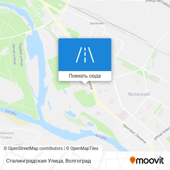 Карта Сталинградская Улица